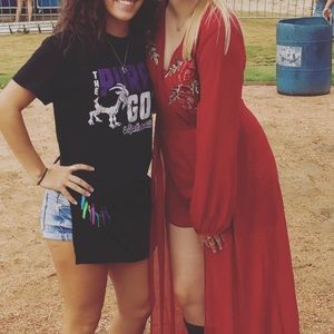 High low red romper dress! ❤️❤️